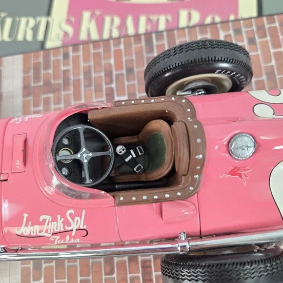 Carousel 1 1955 Indy 500 Winner Sweikert Kurtis Kraft Race Car Pink 4501 1/18 - Picture 5 of 11
